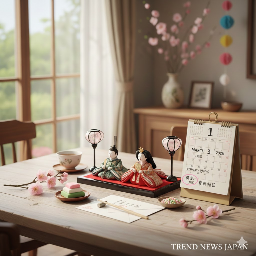 【2026年版】ひな祭りはいつ？意味・由来・飾る時期と片付け時期まとめ
