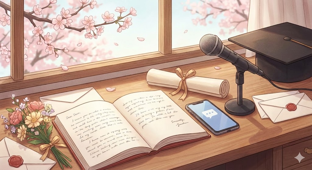 卒業式でのメッセージ例文集|生徒・先生・保護者・友人向け感動スピーチ