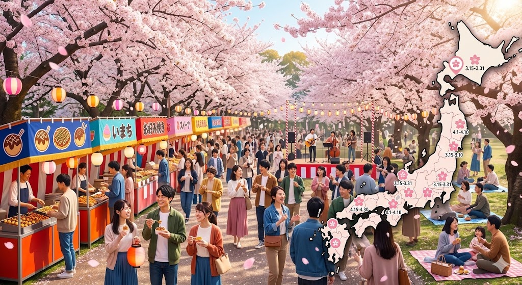 【2026年春】お花見イベント・フェス・屋台情報とめ｜全国開催カレンダー