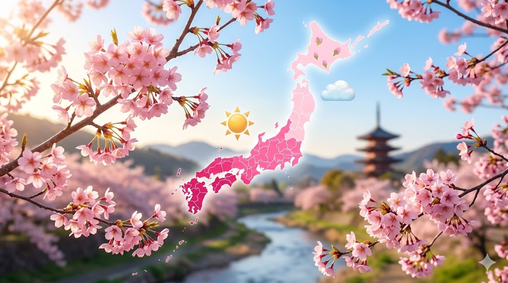 【都道府県別】桜の開花予想2026｜見頃カレンダーとお天気傾向まとめ