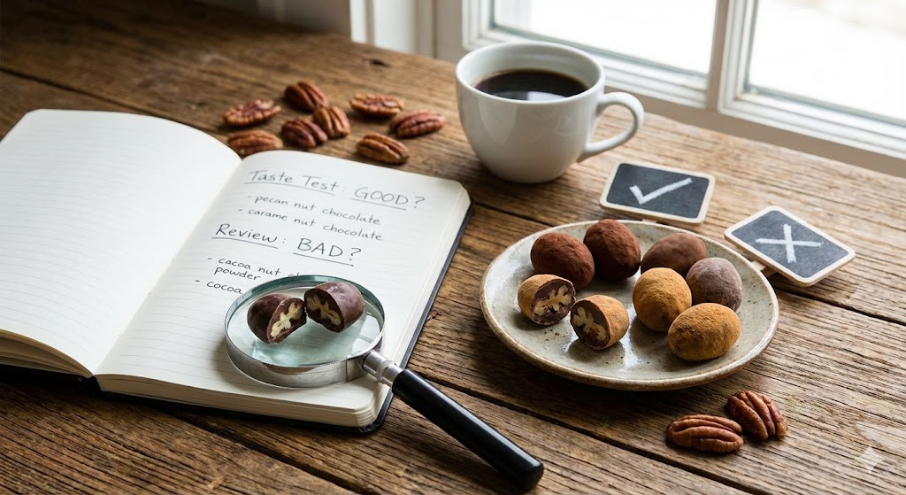 サロンドロワイヤルのピーカンナッツチョコはまずい?リアルな口コミ・評判と実食レビューを徹底検証