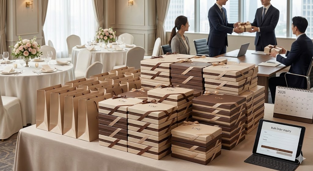 【2026年最新】法人・ウェディングにUNE(ユヌ)が選ばれる理由|洗練されたパッケージと大量注文ガイド