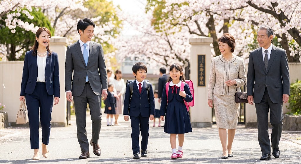 entrance-ceremony-family-outfit-etiquette - Trend News Japan ― エンタメ・IT・ライフの最新速報 入学式の服装マナー|母親・父親・祖父母・子ども別の正解コーデ完全ガイド -