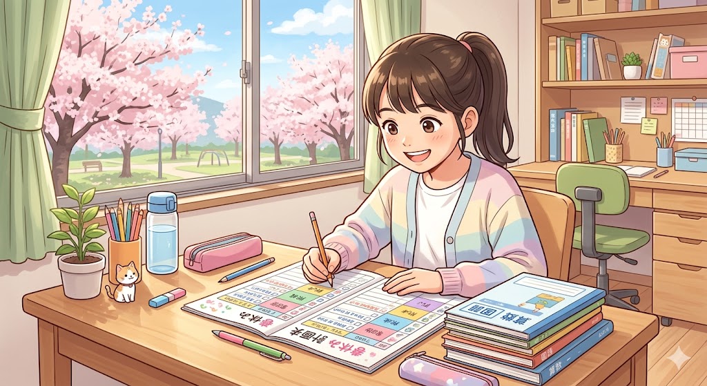 haruyasumi-shukudai-keikaku - Trend News Japan ― エンタメ・IT・ライフの最新速報 春休みの宿題・課題を早く終わらせるコツ|計画表付きでやる気アップ! -