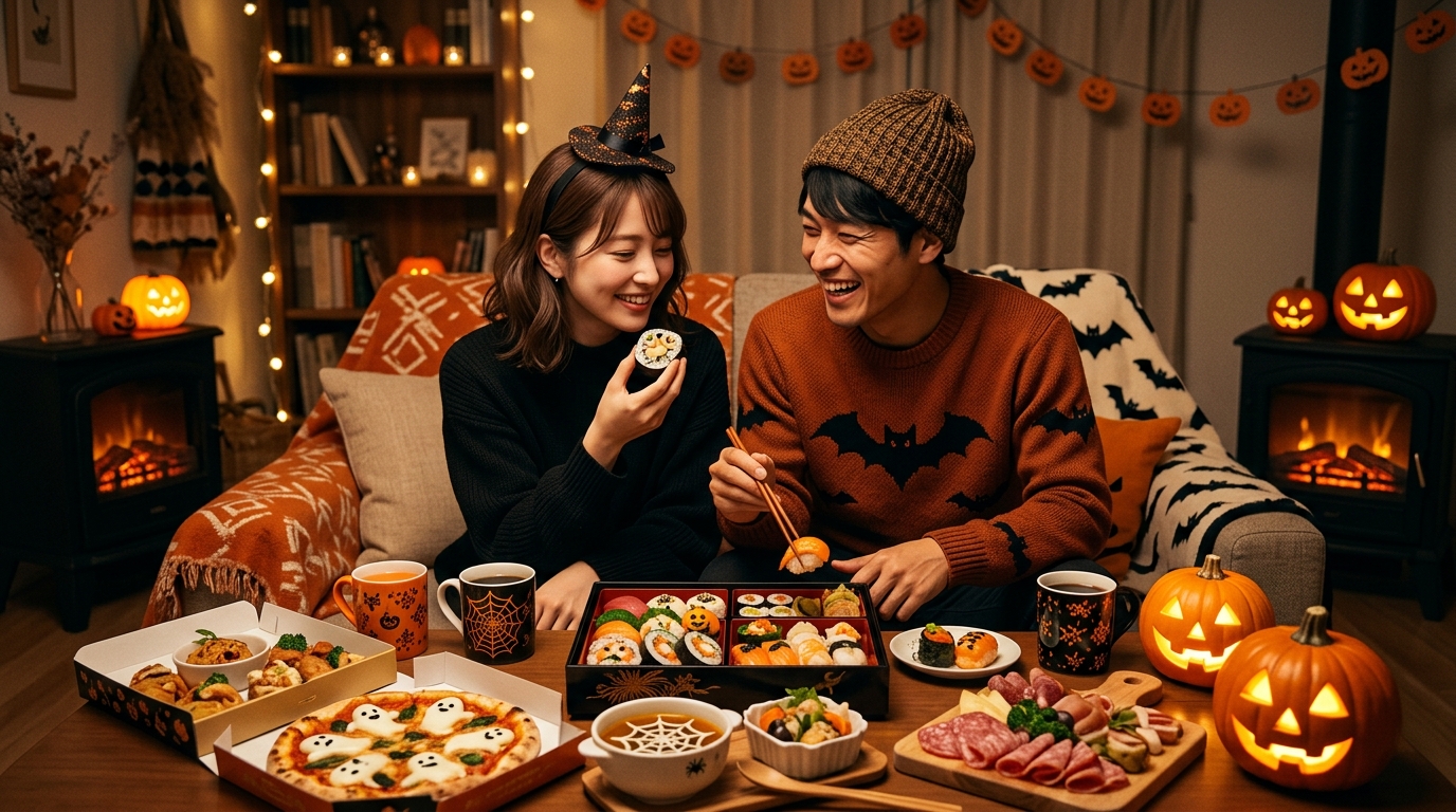 ハロウィン 家デート 宅配グルメ